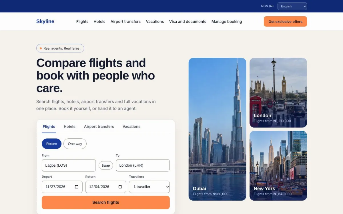 Skyline Travel Platform