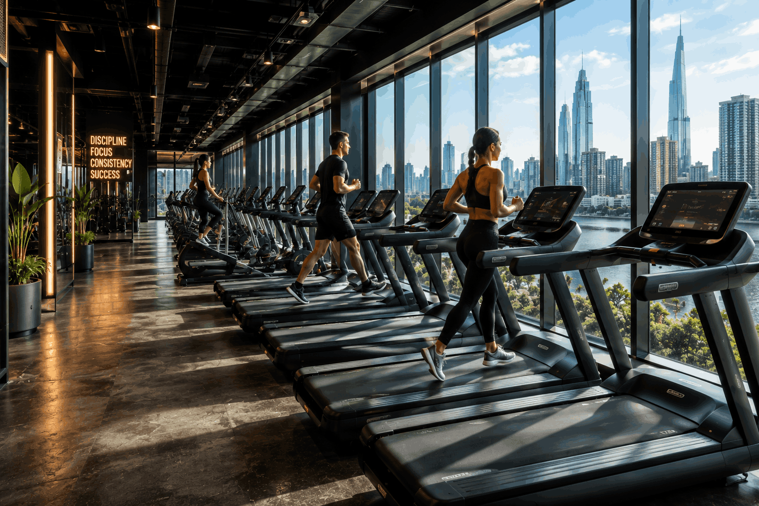 Cardio zone at VELORA Fitness