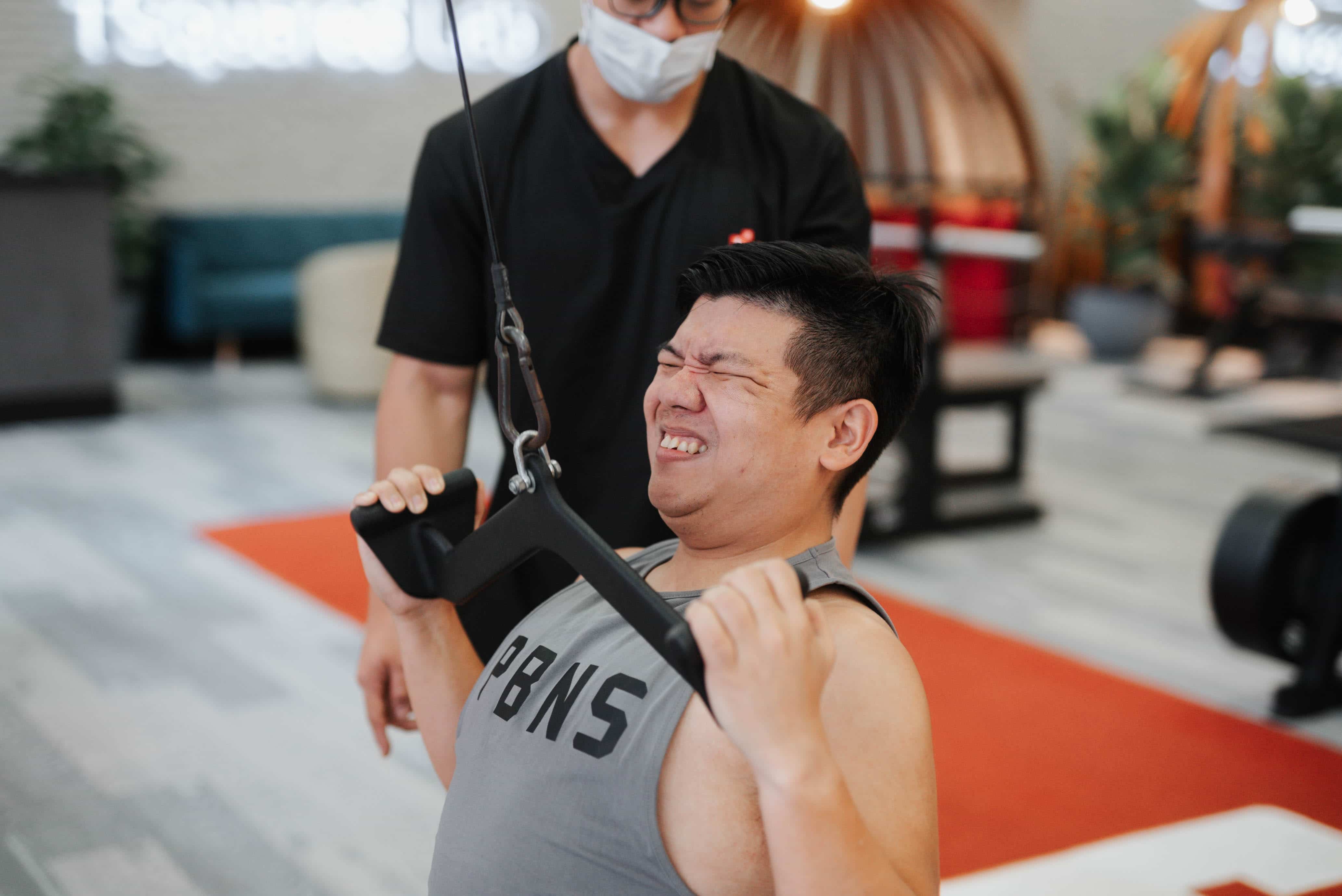 Personal training session at VELORA Fitness